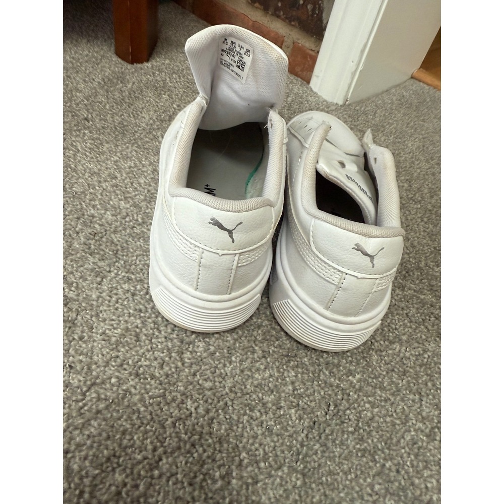 Puma Smash Platform V3 Womens Size7 White Athletic Leather Shoes Sneaker - Picture 3 of 5